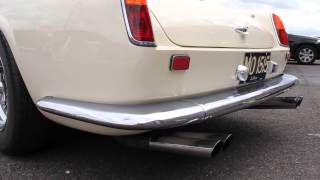 Very rare original Ferrari 250 GT California Spider in white during Modena Trackdays 2013 [upl. by Bever]