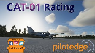 PilotEdge CAT01 Rating NonTowered to NonTowered  Communications amp Airspace Training [upl. by Anayhd351]