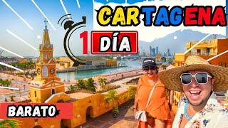 ¿QUE HACER EN CARTAGENA EN UN DIA 😱¡No creerás TODO lo que conocimos❗️Itinerario Completo BARATO✅ [upl. by Oleusnoc598]