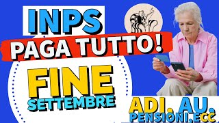 Pagamenti INPS fine settembre Assegno Unico ADI NASpI  Ecc [upl. by Necaj671]