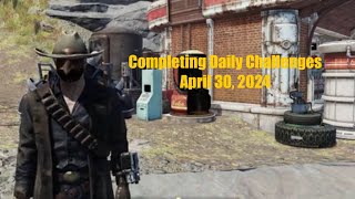 Fallout 76 Completing Daily Challenges For April 30 2024 Quick Easy Guide  Invaders From Beyond [upl. by Cameron]