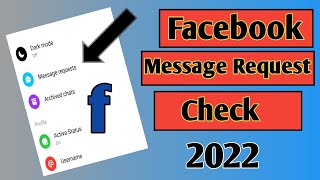 facebook message request check 2022facebook a message request check korbo kivabetoday voice tips [upl. by Lehcnom655]