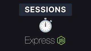 Express JS 13  Sessions Pt 1 [upl. by Hedveh999]