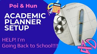 I’m Going Back to School 🫢 Academic Planner Setup [upl. by Khajeh]