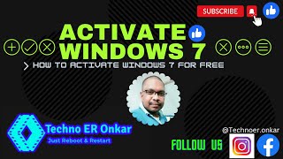 ACTIVATE WINDOWS 7 EZY Using CMD windows activator [upl. by Gorlicki]