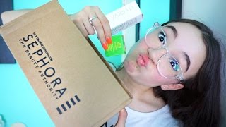 Sephora HAUL 2017 FionaFrills Vlogs [upl. by Ahsied]