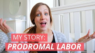 PRODROMAL LABOR  How to Cope amp My Crazy Story  36Week Pregnancy Update [upl. by Glenden]