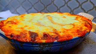 The best Lasagna for TWO Ive ever made  Homemade Lasagna Recipe [upl. by Irrahs]