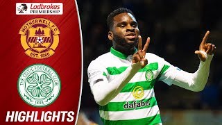 Motherwell 04 Celtic  Odsonne Edouard Scores Twice as Celts Cruise to Win  Ladbrokes Premiership [upl. by Ocnarf]