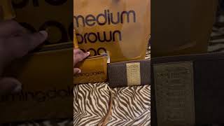 Medium Brown Bag from Bloomingdale’s🤎🍫 [upl. by Siduhey]