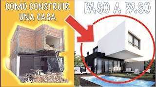 Como construir una casa PASO A PASO [upl. by Tait]