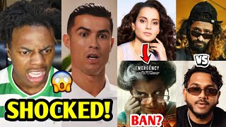 This will BREAK The INTERNET🤯🔥 Emiway Vs King Kangana Emergency BAN Speed UR Cristiano Ronaldo [upl. by Lyret103]