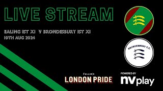 LIVE STREAM  Ealing 1st XI v Brondesbury 1st XI  MCCL Premier League  Round 14 [upl. by Sid932]