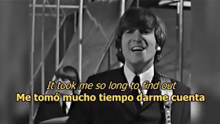 Day tripper  The Beatles LYRICSLETRA Original Video [upl. by Kirad]