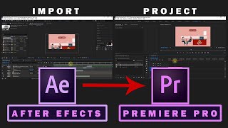 How to Import After Effect Project to Premiere Pro [upl. by Wolgast]