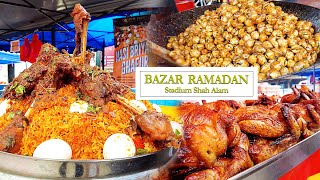 Bazaar Ramadhan Stadium Shah Alam  Malaysia Street Food  Bazar Ramadan [upl. by Nevins484]