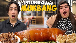 LECHON MUKBANG  QampA WITH EULEEN CASTRO Laptrip [upl. by Sonaj]