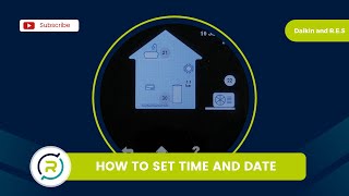 HOW TO Set Time amp Date on a Daikin Heat Pump [upl. by Femmine]