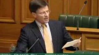 22 November Chris Finlayson attacks Labour and the Greens [upl. by Laaspere]