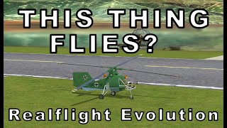 Flettner 282  RC Flight  Realflight Evolution [upl. by Samson402]