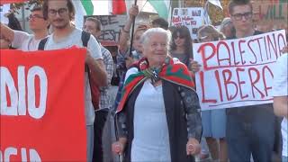 Manifestazione transfrontaliera per la Palestina GoriziaNova Gorica 21924 [upl. by Nowyt500]