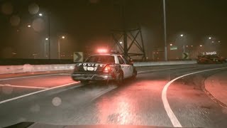 ランエボを追跡していた警察がドリフトして事故 ps4 [upl. by Gwennie]