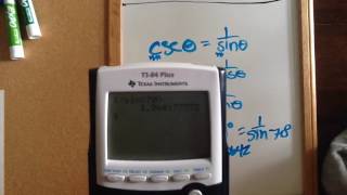 How to put csc sec cot in calculator [upl. by Ertnod]