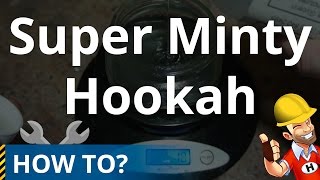 Super Mint Hookah Shisha  Menthol  Vodka  SS Mint [upl. by Hidie]