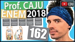 ENEM 2018 162 📓 MULTIPLICAÇÃO Em um aeroporto os passageiros devem submeter suas bagagens a uma [upl. by Gipson758]