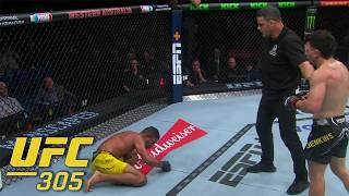 Herbert Burns unable to get back up after onslaught from Jack Jenkins fight ends in TKO  ESPN MMA [upl. by Cally465]