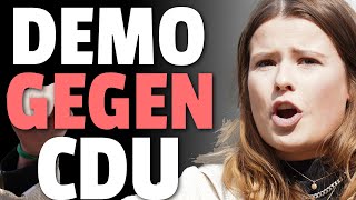 💥SCHADENFREUDE HEUTE DEMO GEGEN CDU😂 [upl. by Clyte]