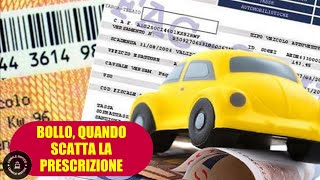 Prescrizione del BOLLO Auto tempistiche e conseguenze del mancato pagamento [upl. by Loftis487]