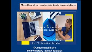 Curso de Mano Reumática abordaje desde Terapia de mano  Academia de mano Davalos [upl. by Coleman]