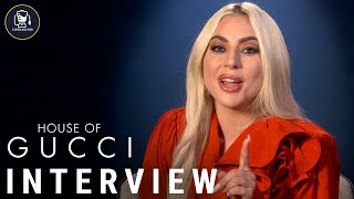 Lady Gaga House of Gucci Interview [upl. by Lean186]