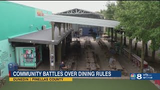 Dunedin outdoor dining ordinance stirs controversy [upl. by Socrates]