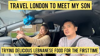 DRIVING ALLTHE WAY TO KINGSTON LONDON TO CATCH UP WITH OUR SON✨TRYING DELICIOUS LEBNANESE FOOD [upl. by Maison]