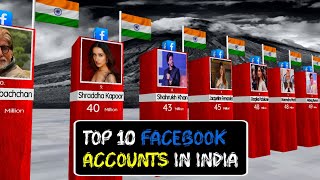 Top 10 Followed person on Facebook in india 2024 [upl. by Remle]