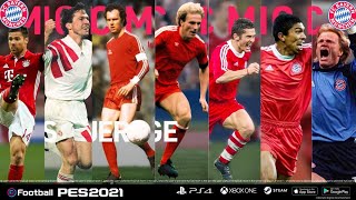 ALL BAYERN MUNICH ICONIC MOMENT TRAILERS  FT RUMMENIGGE BECKENBAUER etc  PES 2021 MOBILE [upl. by Hiroko873]