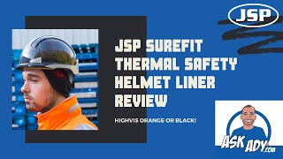 JSP Surefit™ Thermal Safety Helmet Liner Hi Viz Orange or Black Reviewed  Winter Liner [upl. by Ivory]