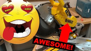 DEWALT DWS780 Miter Saw Unboxing Review and Test Cuts [upl. by Pontius]