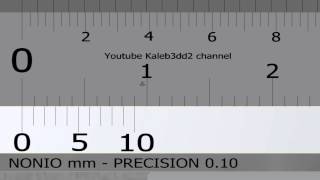 Calibrador precision 010 centesimas de mm [upl. by Irtimed]