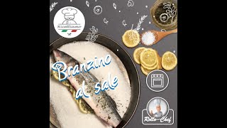 Branzino al sale  Video ricetta [upl. by Bertold]