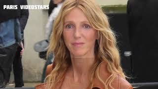 Sandrine Kiberlain  Paris Fashion Week 26 septembre 2024 show Chloe [upl. by Ridinger]