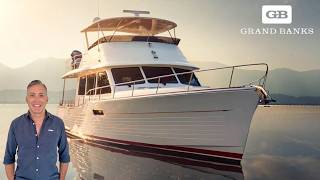 Family Cruising in Style in the GRAND BANKS 60 FLYBRIDGE Yacht Tour amp Boat Walkthrough [upl. by Seumas]