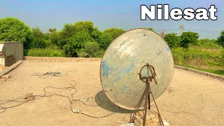 Nilesat Satellite 7W Setting on 6 feet Dish antenna [upl. by Anpas]