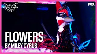 Woodpecker Performs quotFlowersquot by Miley Cyrus  Season 12 [upl. by Ynavoeg]