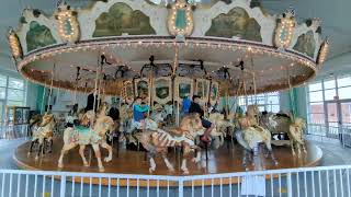 The Hampton Carousel on National Carousel Day 72524 Hampton VA [upl. by Siegler]