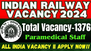 Indian Railways Recruitment 2024 All Posts Eligibility Apply Online [upl. by Niels]