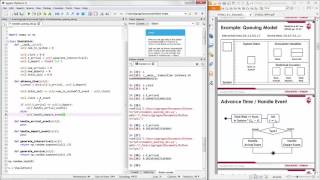 Queuing System Discrete Event Simulation in Python Eventscheduling [upl. by Ellenid]