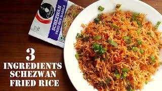 Chings Schezwan Fried Rice  Indian Chinese Made Easy  3 Ingredient Recipe  IndoChinese [upl. by Croteau]